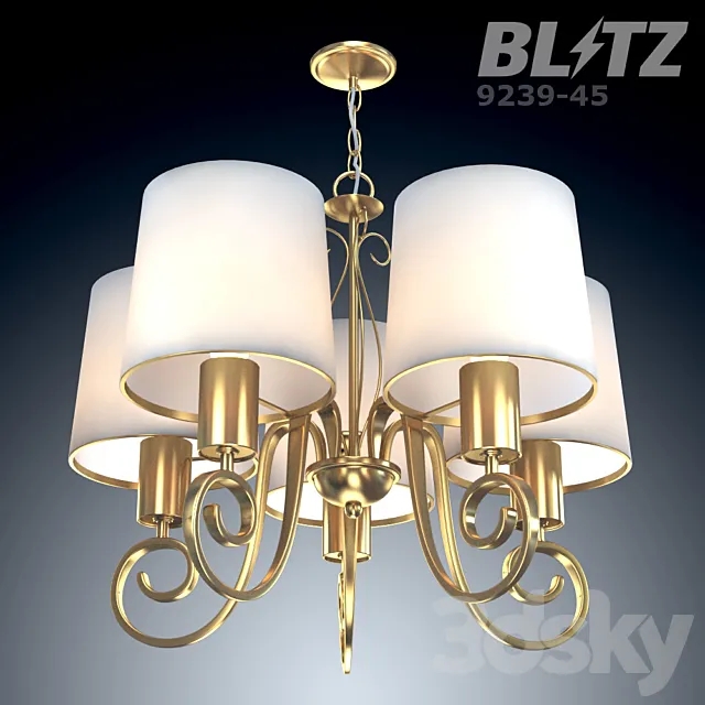 Chandelier hanging Blitz 9239-45 3DModel Chandelier hanging Blitz 9239-45 3DModel