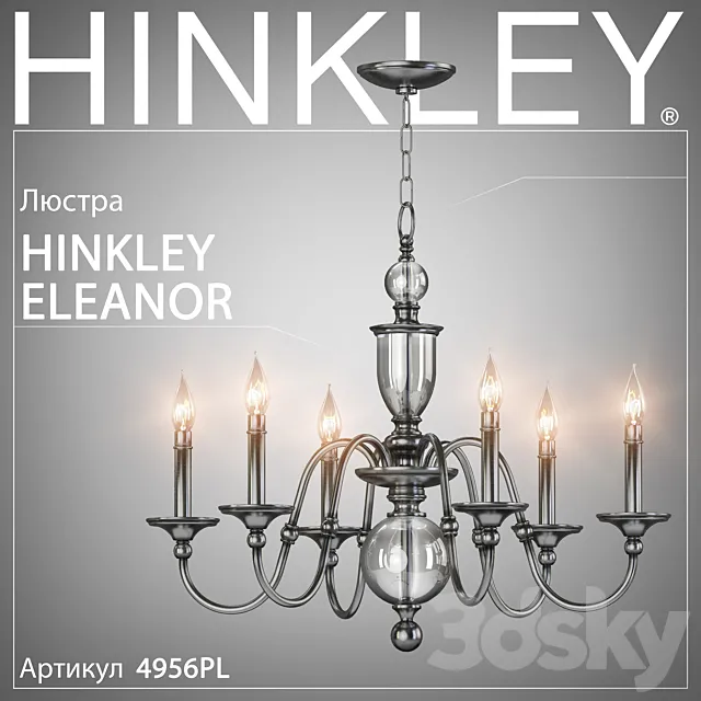 Chandelier Hinkley Eleanor 4956PL 3DModel Chandelier Hinkley Eleanor 4956PL 3DModel