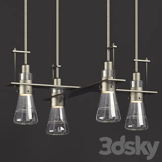Chandelier Hubbardton Forge Erlenmeyer 3D Model Chandelier Hubbardton Forge Erlenmeyer 3D Model