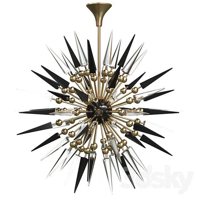 Chandelier Hudson Valley Lighting Sparta 3D Model Chandelier Hudson Valley Lighting Sparta 3D Model