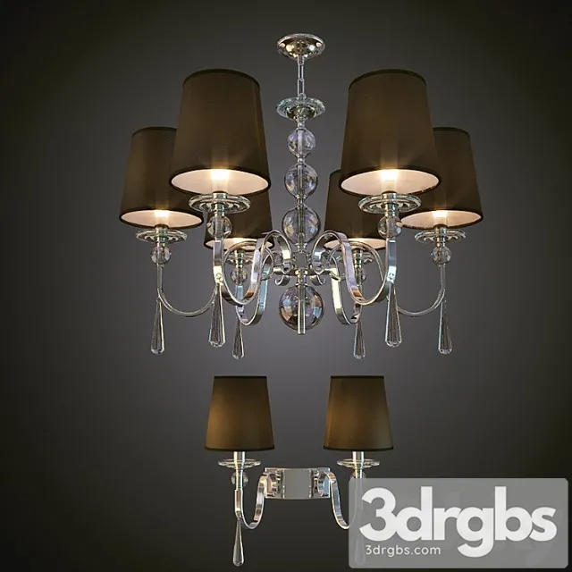 Chandelier I Bra Newport 3D Model Download