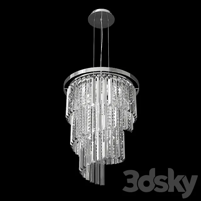 Chandelier Ideal lux CARLTON SP8 3D Model