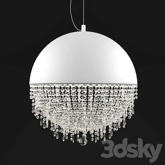 Chandelier Illuminati Aquarius MD1100331-9A 3D Model Chandelier Illuminati Aquarius MD1100331-9A 3D Model