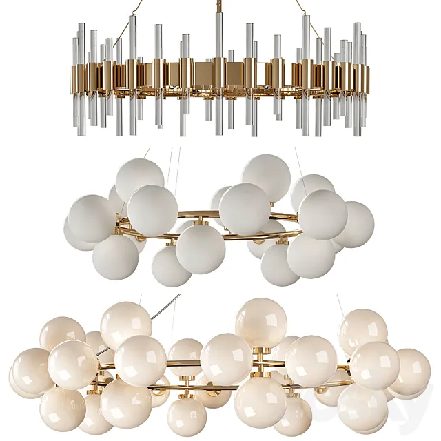 Chandelier Inflora 3D Model Chandelier Inflora 3D Model