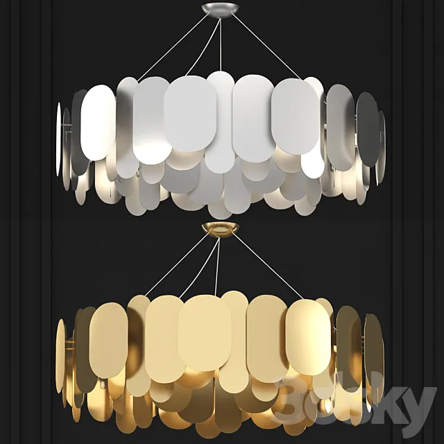 CHANDELIER INNERMOST PANEL 115 3D Model