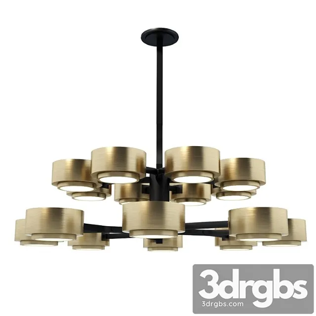 Chandelier Jalen Two Tier Chandelier 3D Model Download