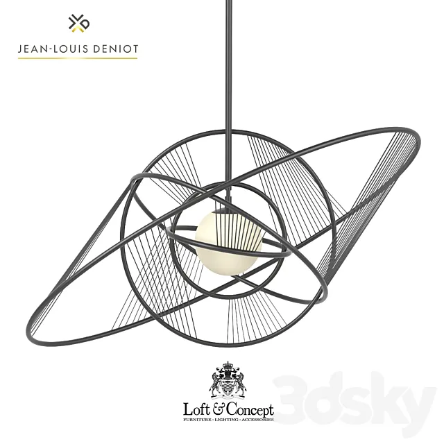 Chandelier Jean Louis Deniot Helios Designed 3DModel