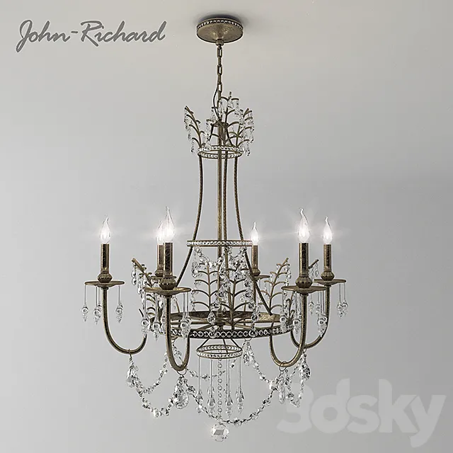 Chandelier John Richard AJC-8756 3D Model Chandelier John Richard AJC-8756 3D Model