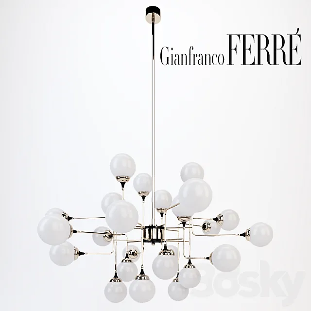 chandelier “KALLIOPE” GIANFRANCO FERRE 3DModel chandelier “KALLIOPE” GIANFRANCO FERRE 3DModel