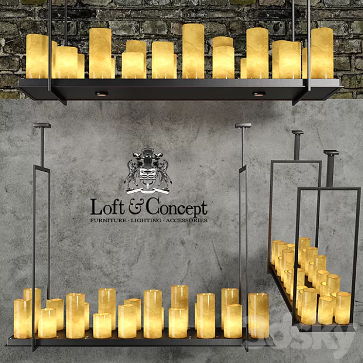 Chandelier Kevin Reilly Altar 3D Model Chandelier Kevin Reilly Altar 3D Model