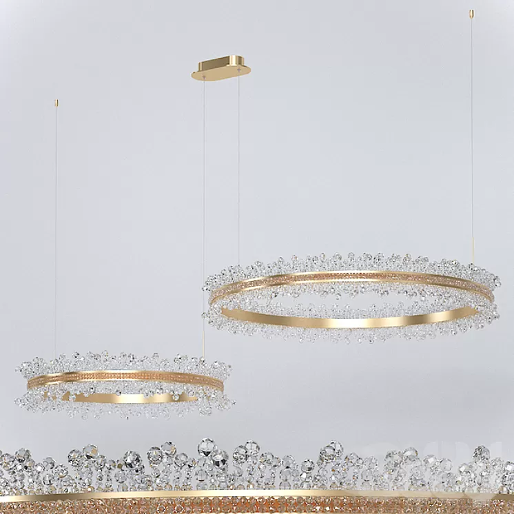 Chandelier Kink Light 600 800 3D Model Chandelier Kink Light 600 800 3D Model