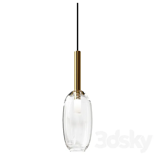 Chandelier Lamp Alchimia Ovale by Il Fanale 3D Model Chandelier Lamp Alchimia Ovale by Il Fanale 3D Model