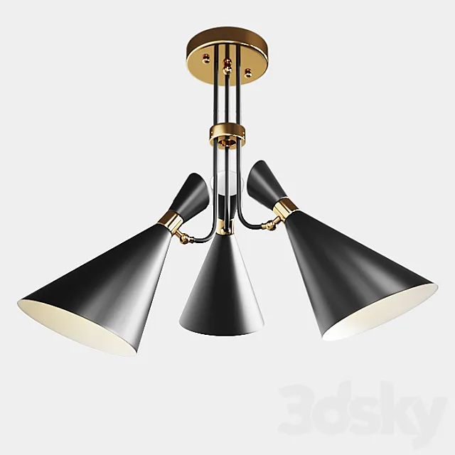 Chandelier Lampatron Foster 3_5 Lamp 3DModel