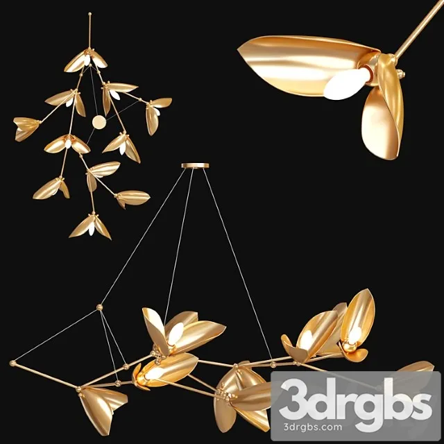 Chandelier lavra b 3D Model Download