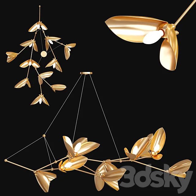 Chandelier LAVRA B 3D Model Chandelier LAVRA B 3D Model