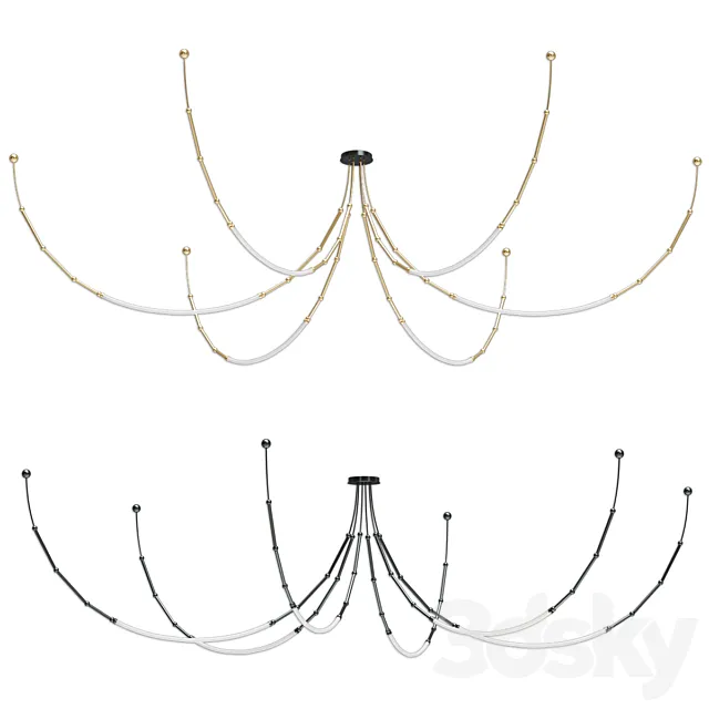 Chandelier LEDA Karman SE293 DN INT 3D Model Chandelier LEDA Karman SE293 DN INT 3D Model