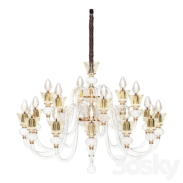 Chandelier Light Fixture 3D Model Chandelier Light Fixture 3D Model