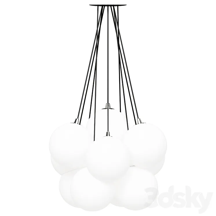 Chandelier Light Fixture 3D Model Free Download