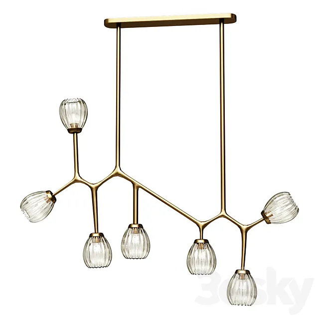 Chandelier Light Fixture 3D Model Chandelier Light Fixture 3D Model