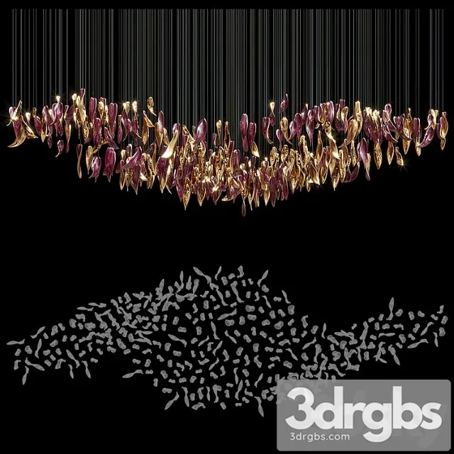 Chandelier light vargov 3 Chandelier light vargov 3