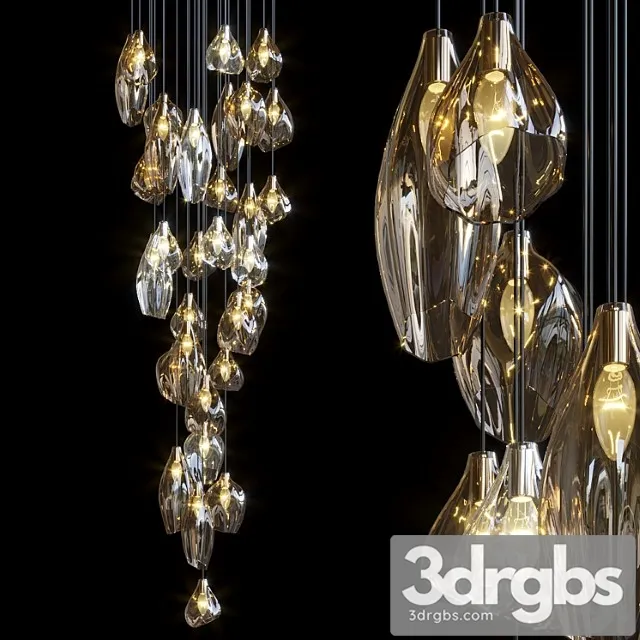 Chandelier Light Vargov 305 3D Model Download