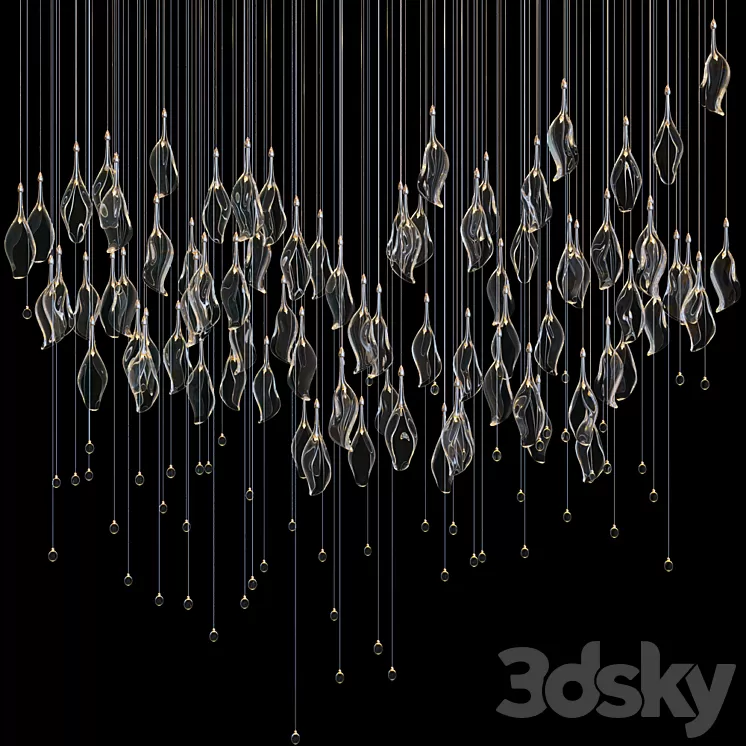 Chandelier Light Vargov 3D Model