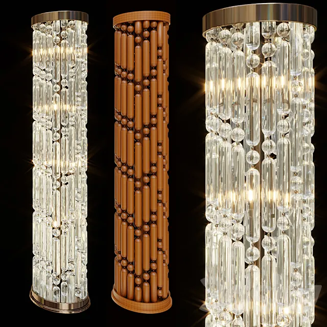 Chandelier Light Vargov 3D Model Chandelier Light Vargov 3D Model