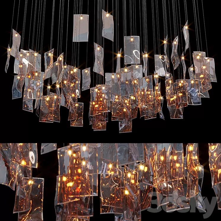 Chandelier Light Vargov 3D Model