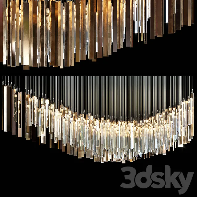Chandelier Light Vargov 3D Model