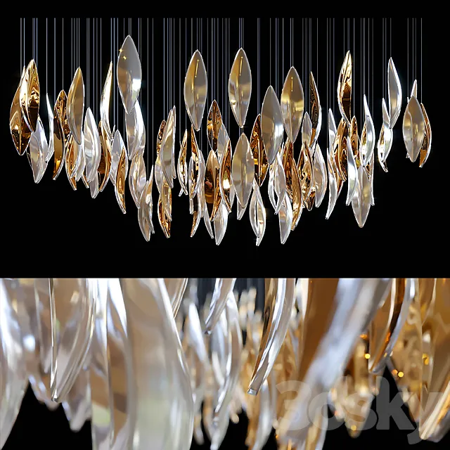Chandelier Light Vargov 3D Model Chandelier Light Vargov 3D Model