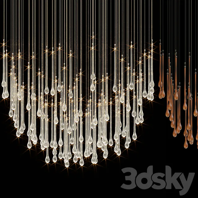 Chandelier Light Vargov 3D Model Chandelier Light Vargov 3D Model