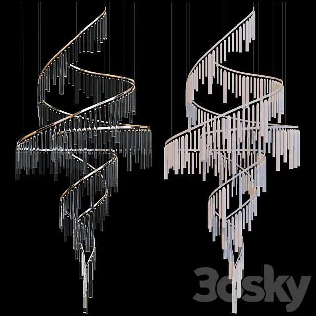 Chandelier Light Vargov 3D Model