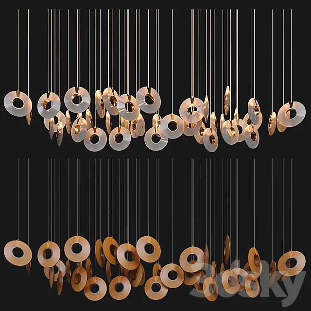 Chandelier Light Vargov 3D Model Chandelier Light Vargov 3D Model