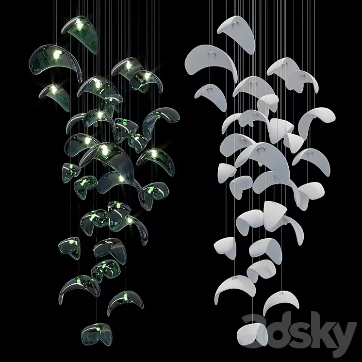 Chandelier Light Vargov 3D Model