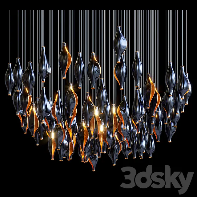 Chandelier Light Vargov 3D Model