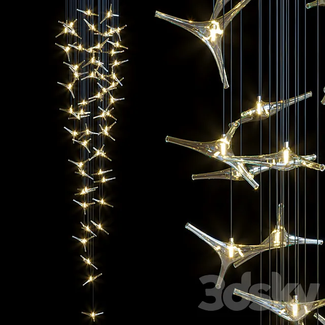 Chandelier Light Vargov 3D Model