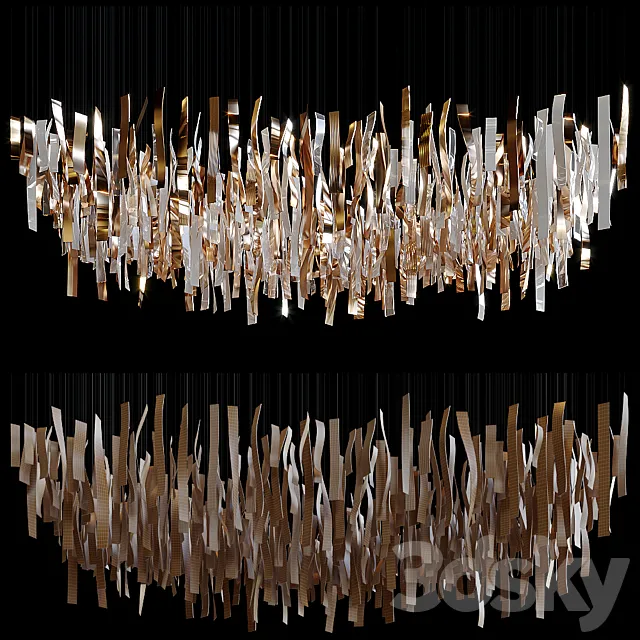 Chandelier Light Vargov 3D Model