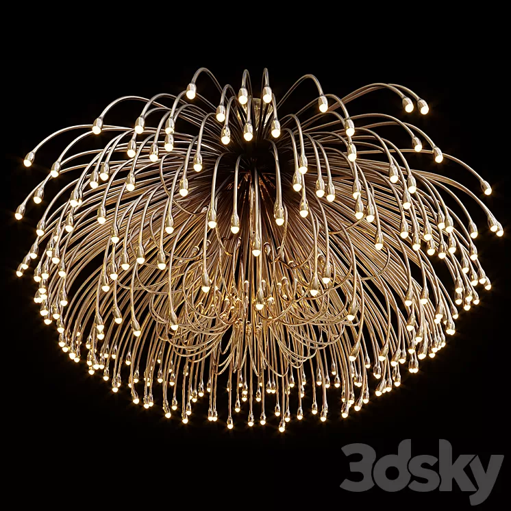 Chandelier Light Vargov 3D Model Chandelier Light Vargov 3D Model