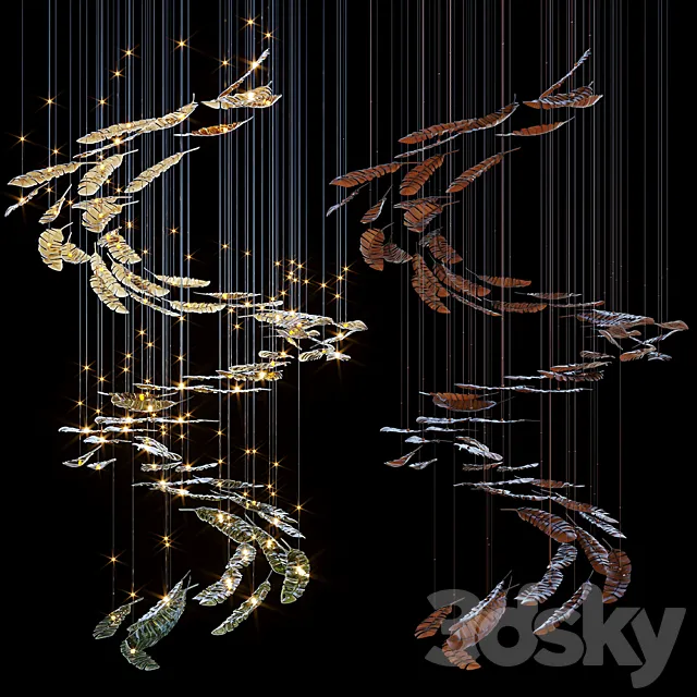 Chandelier Light Vargov 3DModel