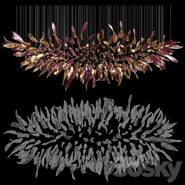Chandelier Light Vargov 3DModel