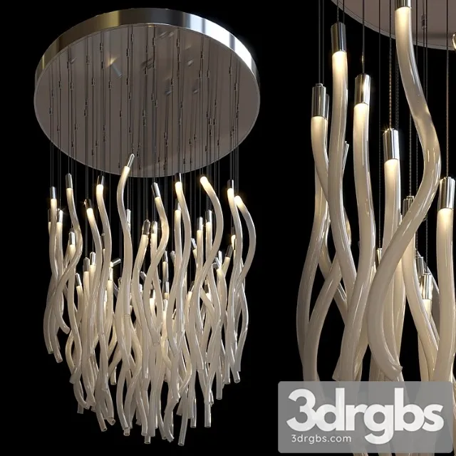 Chandelier Light Vargov Pasteligt 2 3D Model Download