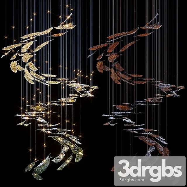 Chandelier light vargov_11 3D Model Download