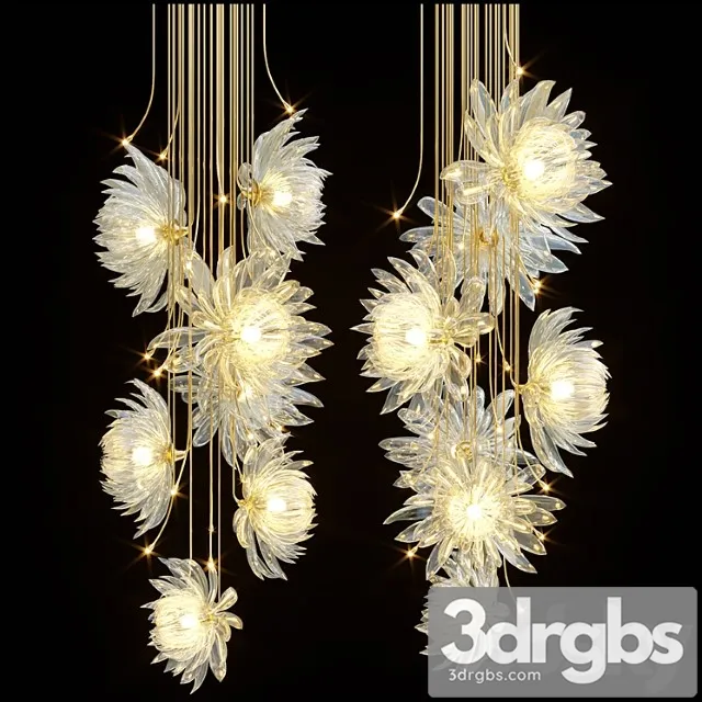 Chandelier light vargov_14 3D Model Download
