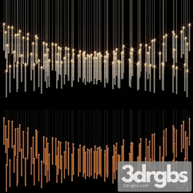 Chandelier light vargov_16 3D Model Download