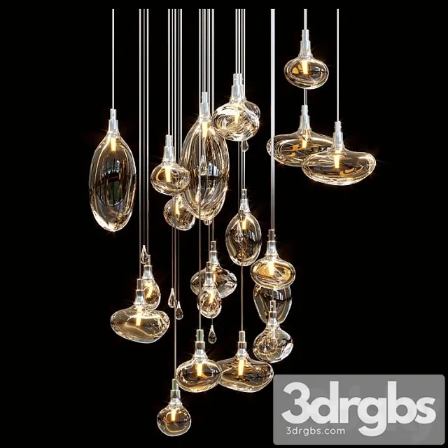 Chandelier light vargov_1_123 3D Model Download