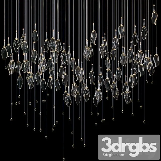 Chandelier light vargov_2 3D Model Download