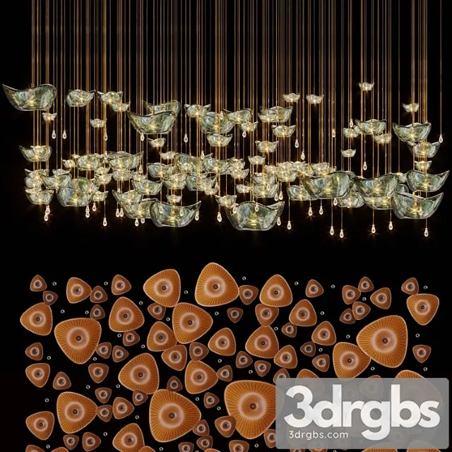 Chandelier light vargov_222 3D Model Download