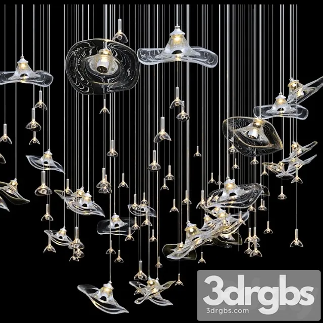 Chandelier light vargov_3 3D Model Download