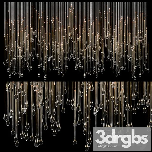 Chandelier light vargov_3_1 3D Model Download