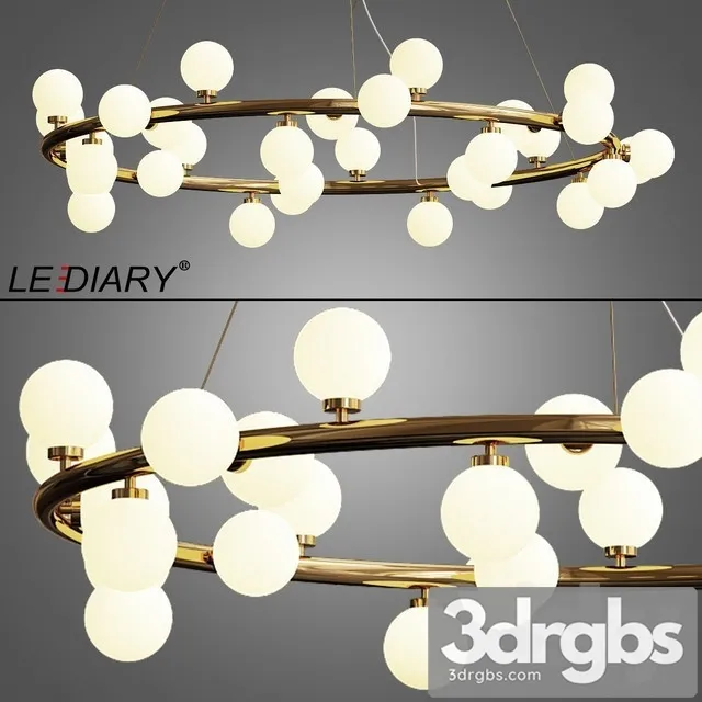 Chandelier Lights Modern Pendant Lamp Ball 3D Model Download